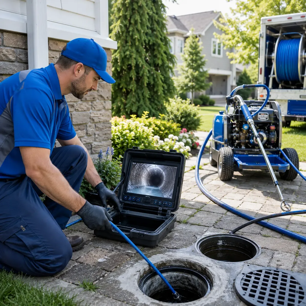 Outdoor drain cleaning professionals serving Hebron, IN